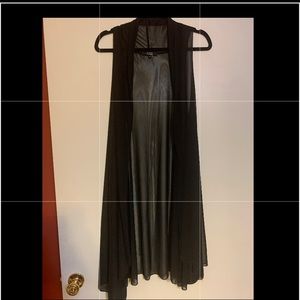 Lior sheer long vest